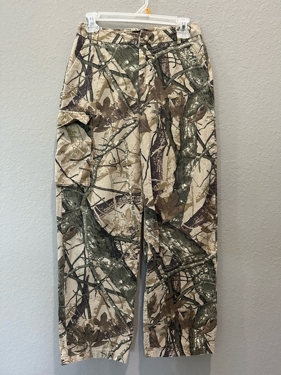 PrettyLittleThing Pants - Pretty Little Thing Camo Cargo Pants Sz 4